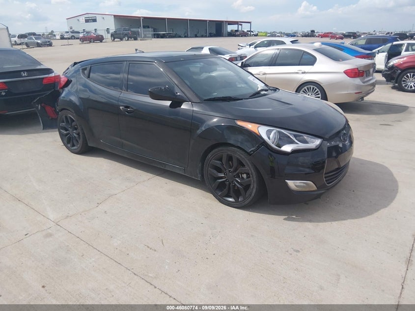2013 HYUNDAI VELOSTER BASE W/GRAY | KMHTC6AD9DU163961 | UPCARS