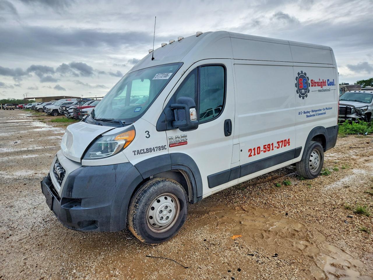 2020 RAM PROMASTER DELIVERY VAN | 3C6TRVCGXLE131092 | UPCARS