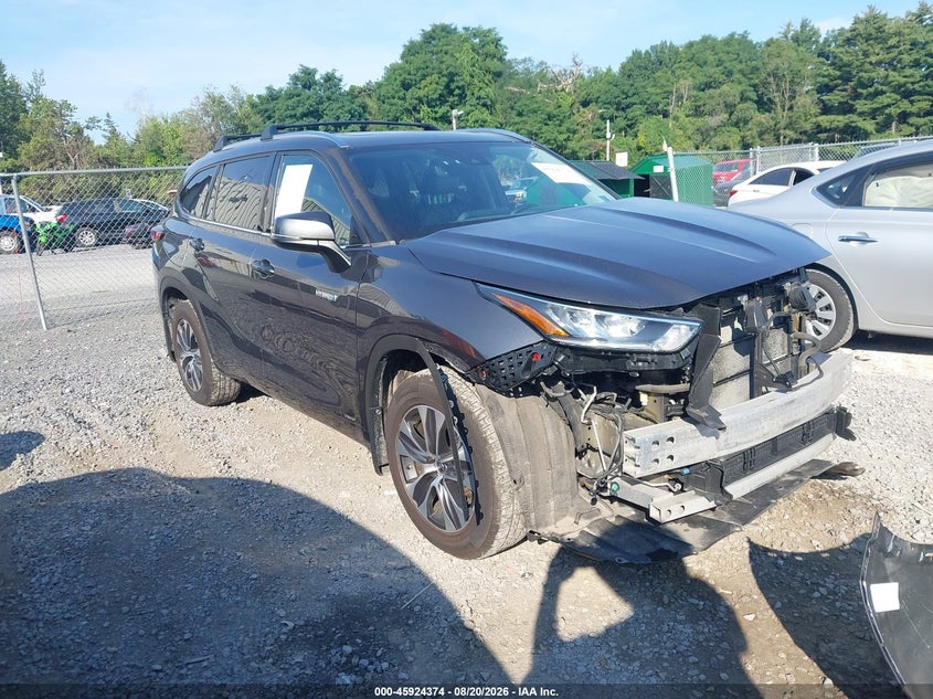 2020 TOYOTA HIGHLANDER HYBRID XLE | 5TDHBRCHXLS505001 | UPCARS