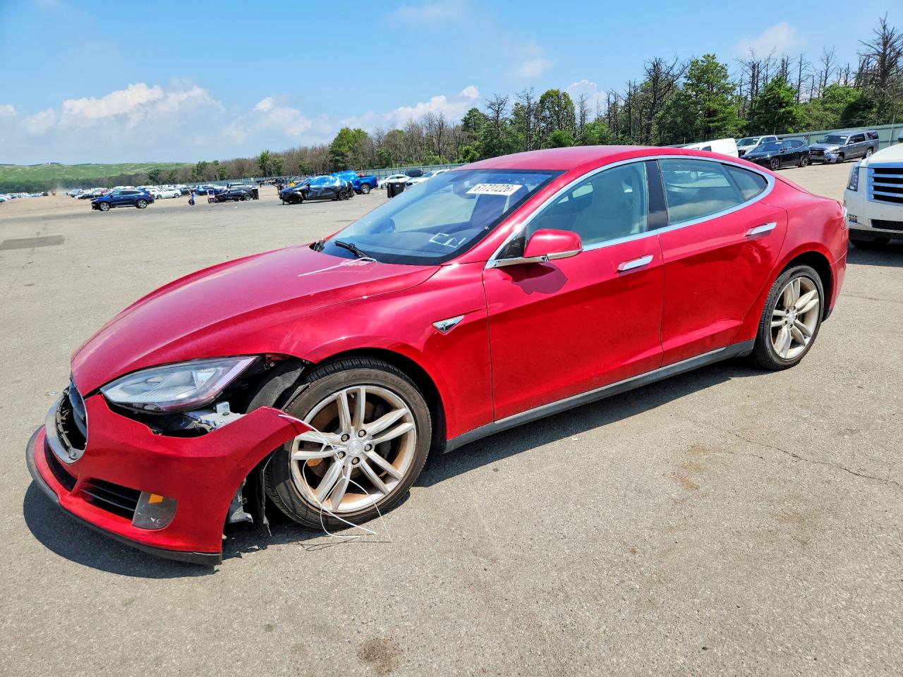 2013 TESLA MODEL S | 5YJSA1DG6DFP08988 | UPCARS