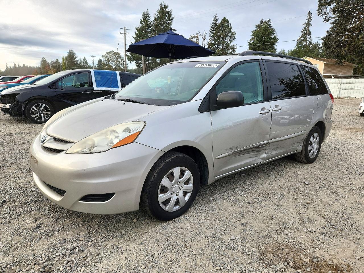 2007 TOYOTA SIENNA LE 8-PASSENGER | 5TDZK23C27S012323 | UPCARS