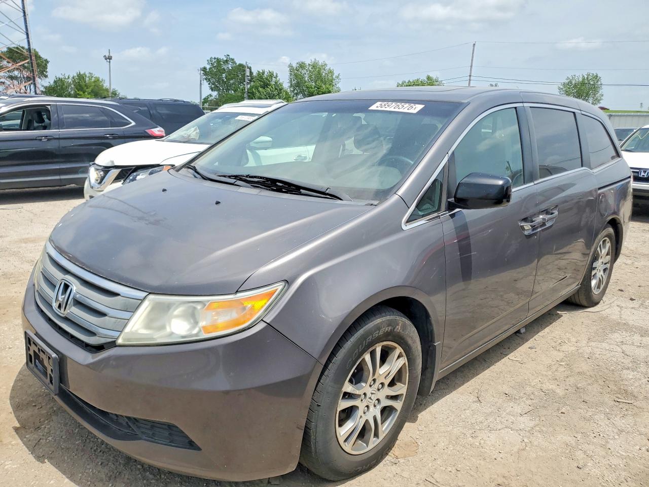 2013 HONDA ODYSSEY EXL | 5FNRL5H69DB014023 | UPCARS