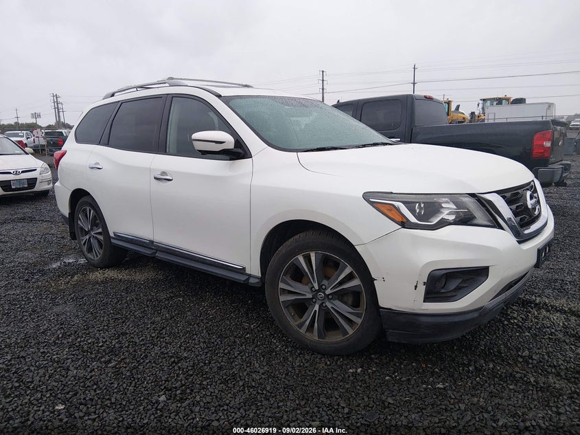 2017 NISSAN PATHFINDER PLATINUM | 5N1DR2MM2HC689612 | UPCARS