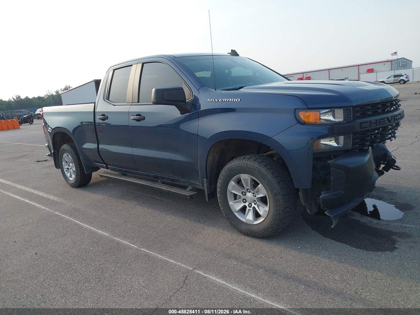 2021 CHEVROLET SILVERADO 1500 4WD  STANDARD BED WT | 1GCRYAEF2MZ160109 | UPCARS