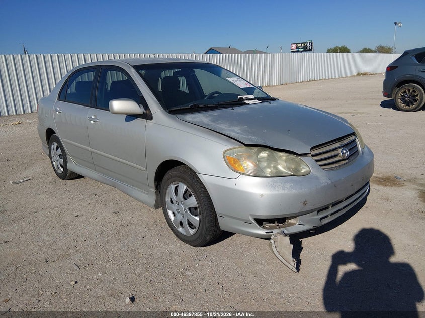 2004 TOYOTA COROLLA S | 2T1BR32E44C318076 | UPCARS