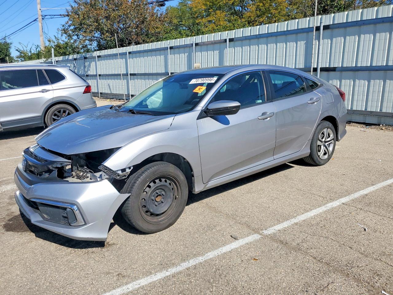 2019 HONDA CIVIC LX | 2HGFC2F66KH511026 | UPCARS