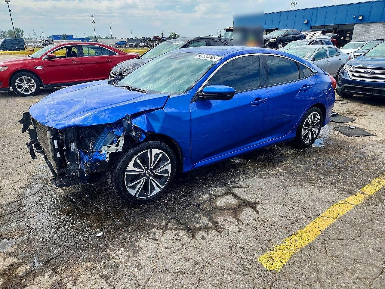 2018 HONDA CIVIC EX | 19XFC1F40JE001501 | UPCARS