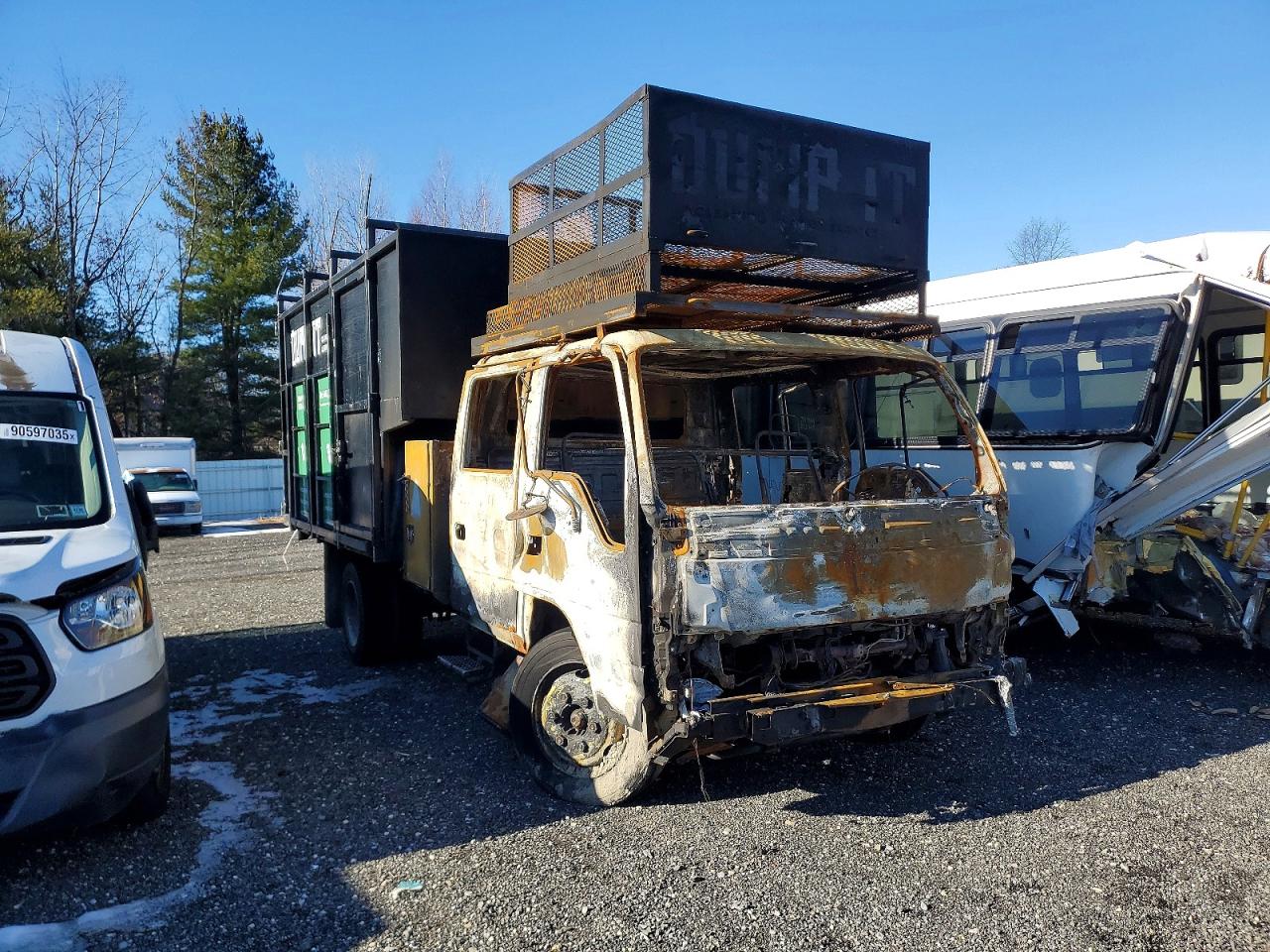 2006 ISUZU NQR CREW CAB DUMP FLATBED TRUCK | JALE5J16167901456 | UPCARS
