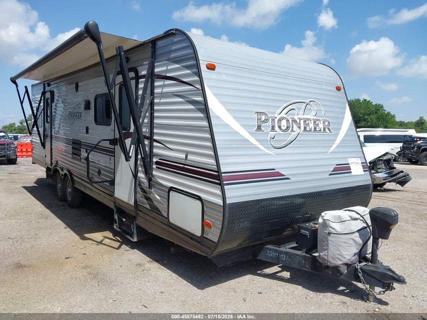 2016 HEARTLAND PIONEER TOY HAULER RG28 | 5SFPB3329GE311654 | UPCARS