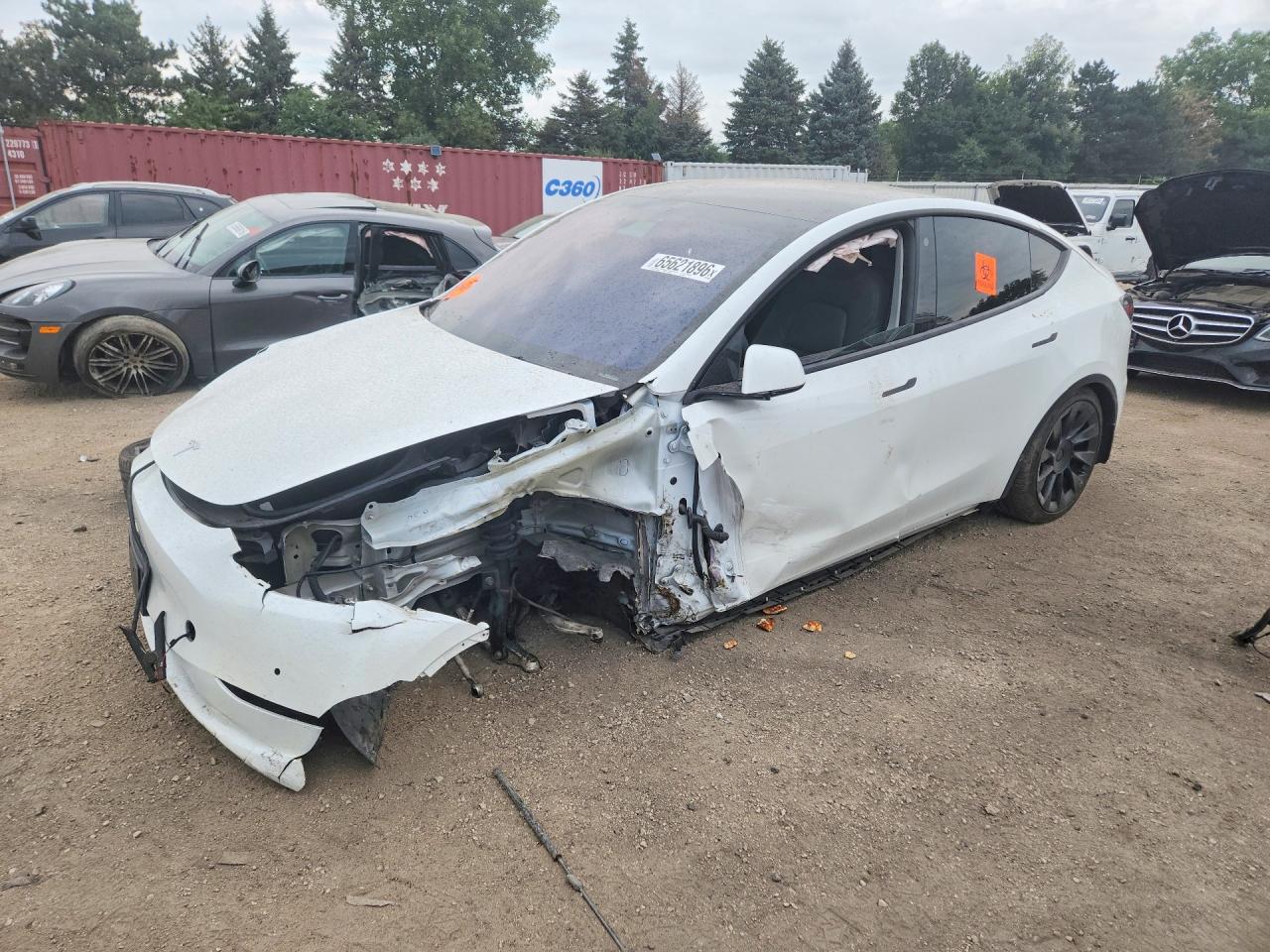 2021 TESLA MODEL Y | 5YJYGDEEXMF299949 | UPCARS