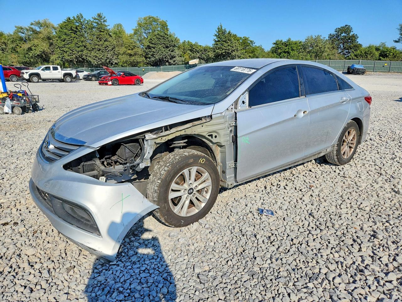 2014 HYUNDAI SONATA GLS | 5NPEB4AC6EH830850 | UPCARS