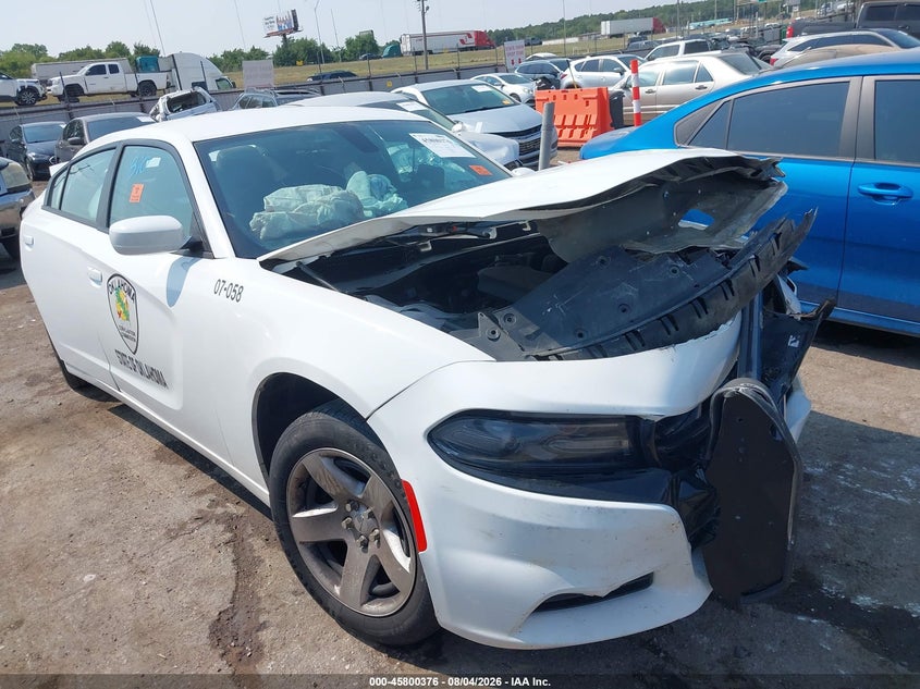 2019 DODGE CHARGER POLICE RWD | 2C3CDXAG8KH510346 | UPCARS