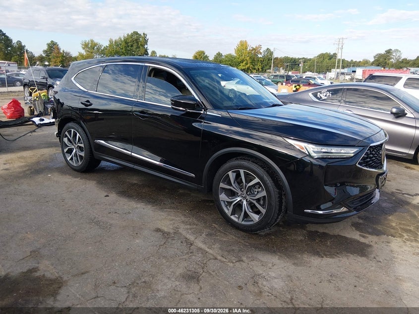 2022 ACURA MDX TECHNOLOGY PACKAGE | 5J8YE1H44NL019076 | UPCARS