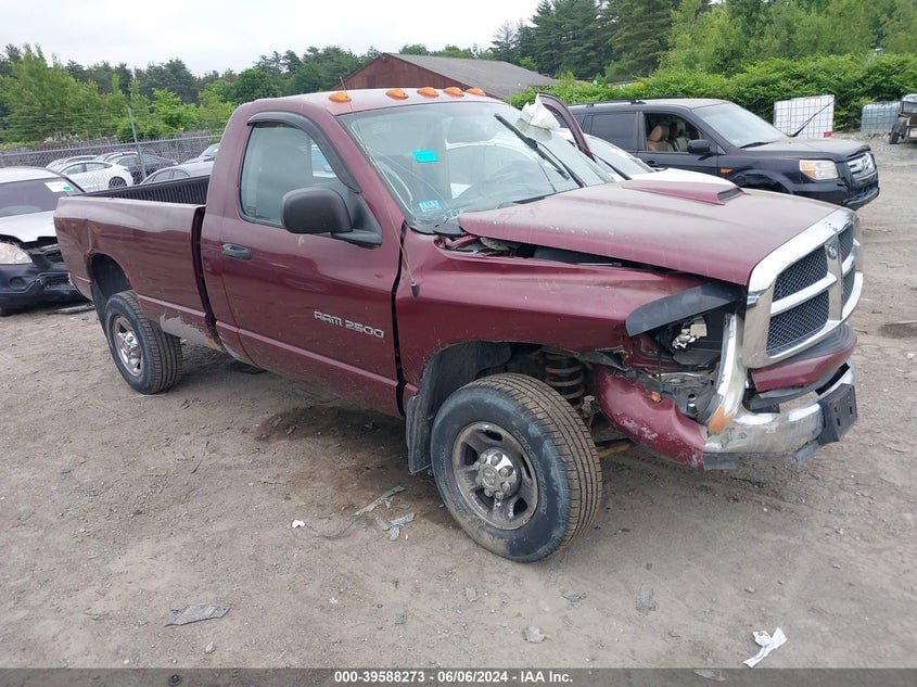 2003 DODGE RAM 2500 SLT/LARAMIE/ST | 3D7KU26D83G770939 | UPCARS