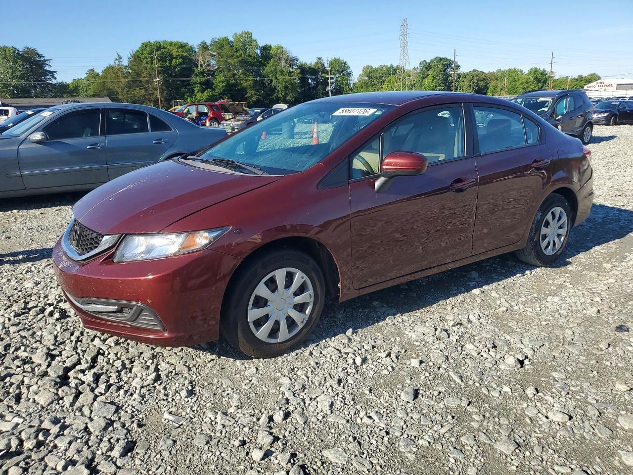 2015 HONDA CIVIC LX | 19XFB2F55FE042702 | UPCARS