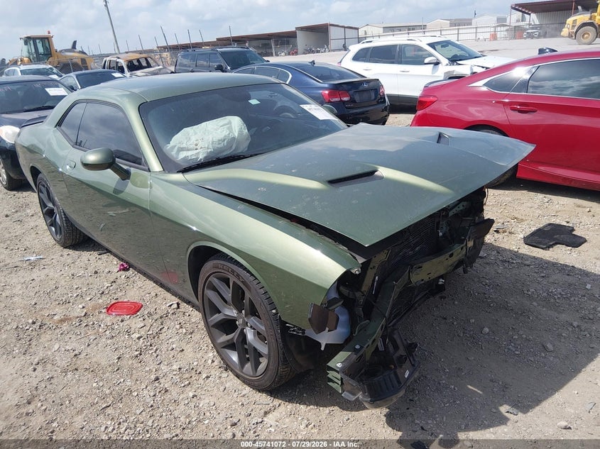 2022 DODGE CHALLENGER SXT | 2C3CDZAG3NH223691 | UPCARS