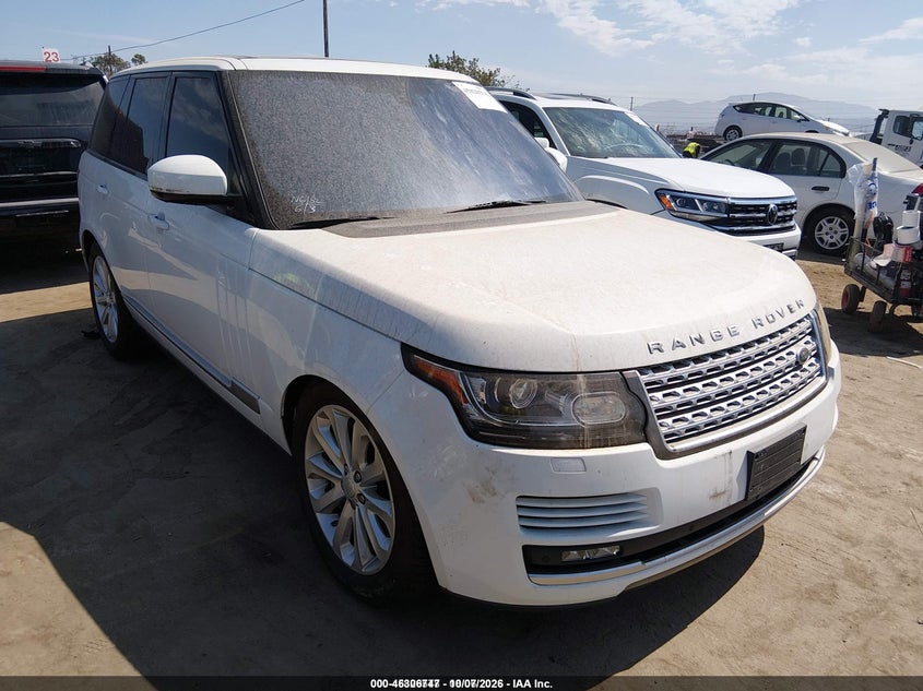 2016 LAND ROVER RANGE ROVER 3.0L V6 SUPERCHARGED HSE | SALGS2PF6GA298940 | UPCARS