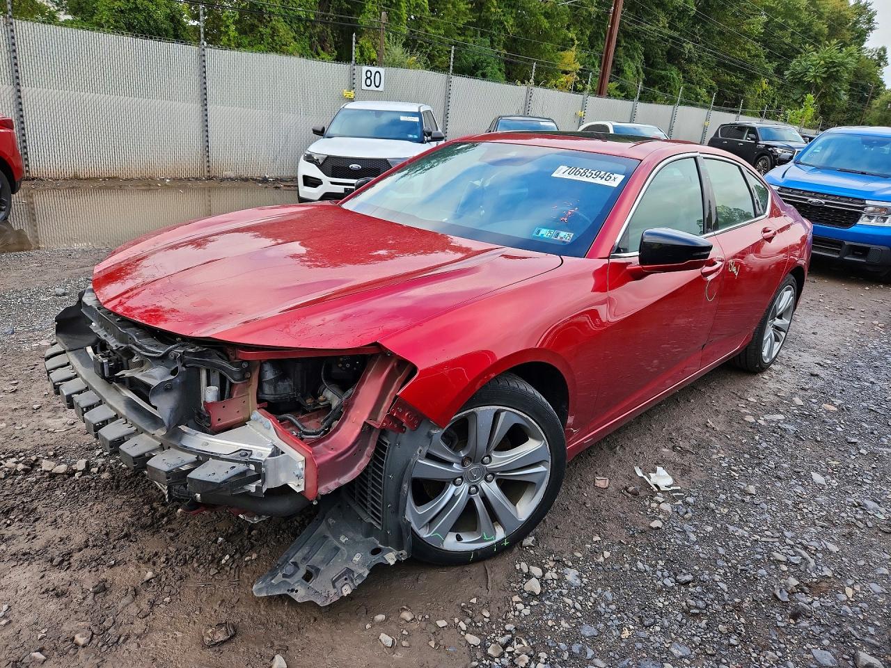 2021 ACURA TLX TECHNOLOGY | 19UUB5F48MA002664 | UPCARS