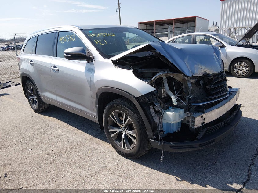 2016 TOYOTA HIGHLANDER XLE V6 | 5TDJKRFH4GS318968 | UPCARS