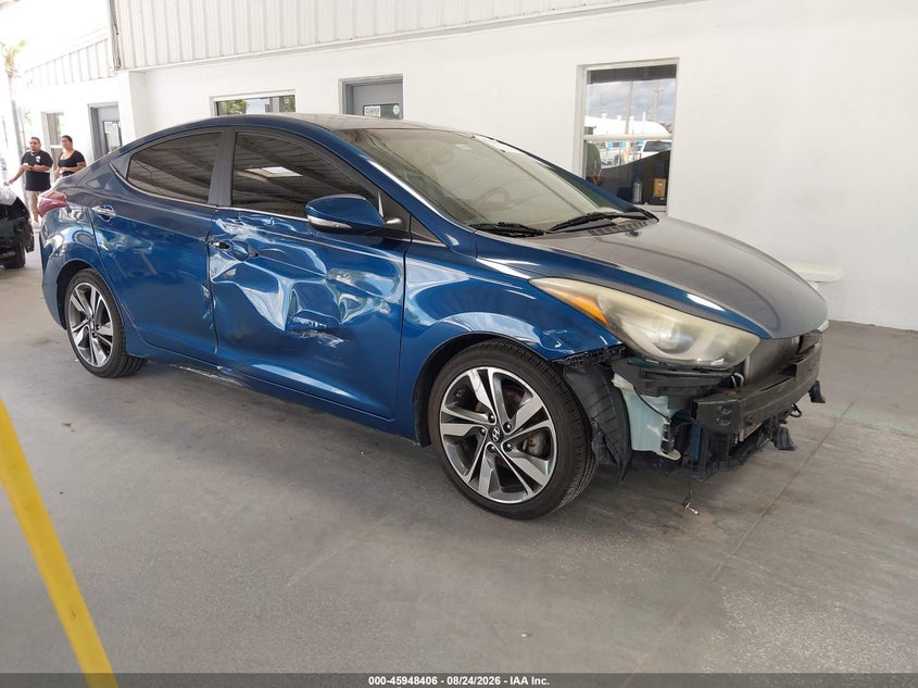 2014 HYUNDAI ELANTRA LIMITED | KMHDH4AE6EU084753 | UPCARS
