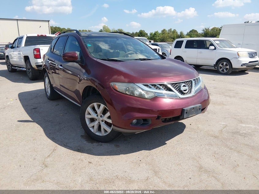 2011 NISSAN MURANO SV | JN8AZ1MW7BW160752 | UPCARS