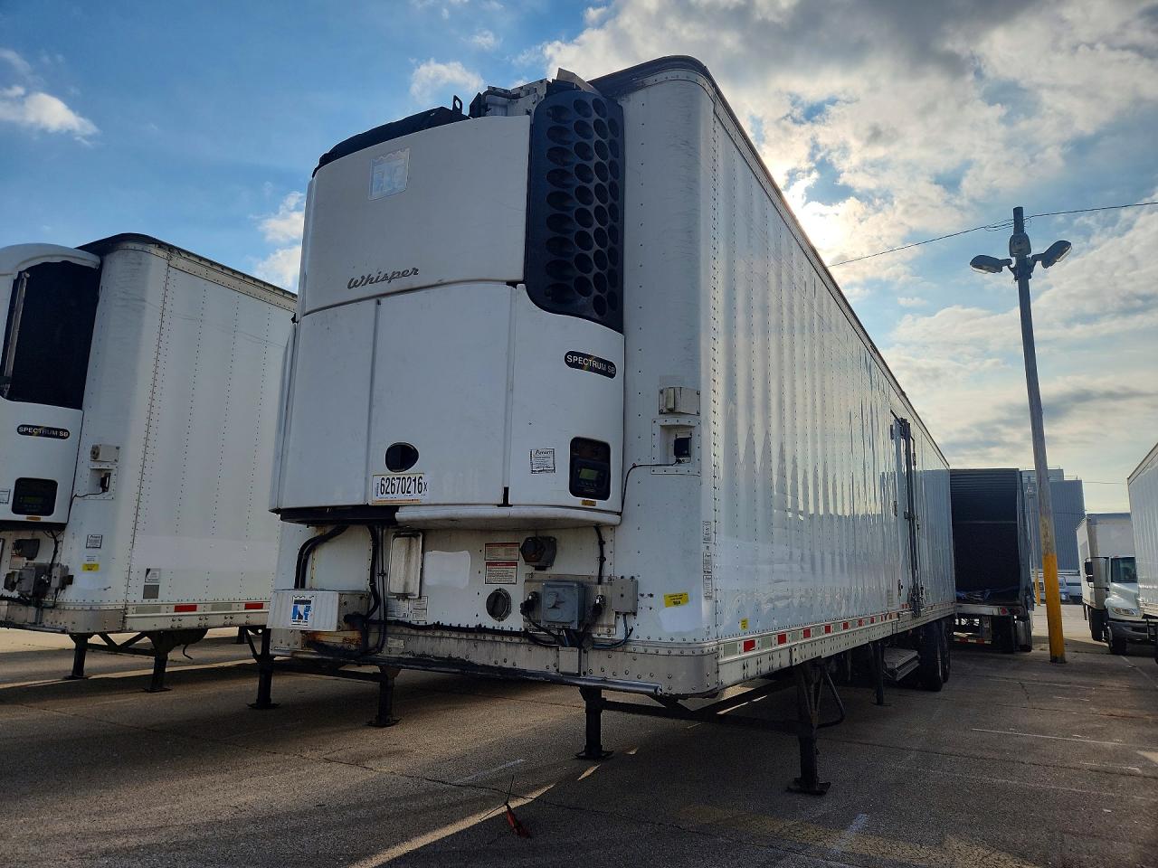 2015 GREAT DANE TRAILERS REEFER GREAT DANE ECM-1113-11148 REFRIGERATED VAN TRAILER | 1GRAA9623FE701972 | UPCARS