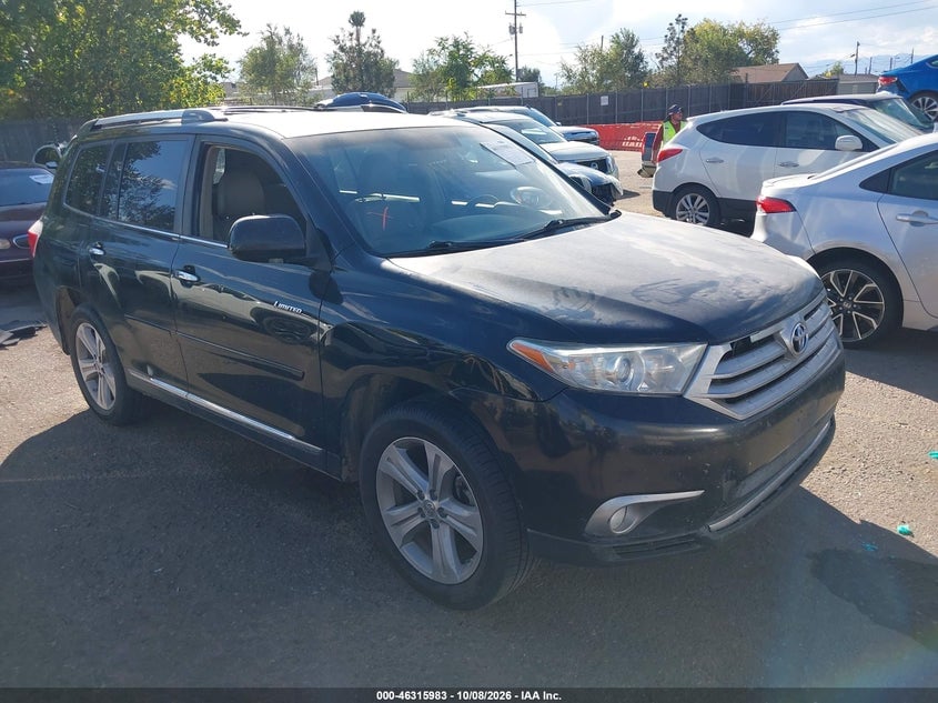 2013 TOYOTA HIGHLANDER LIMITED V6 | 5TDDK3EHXDS243491 | UPCARS