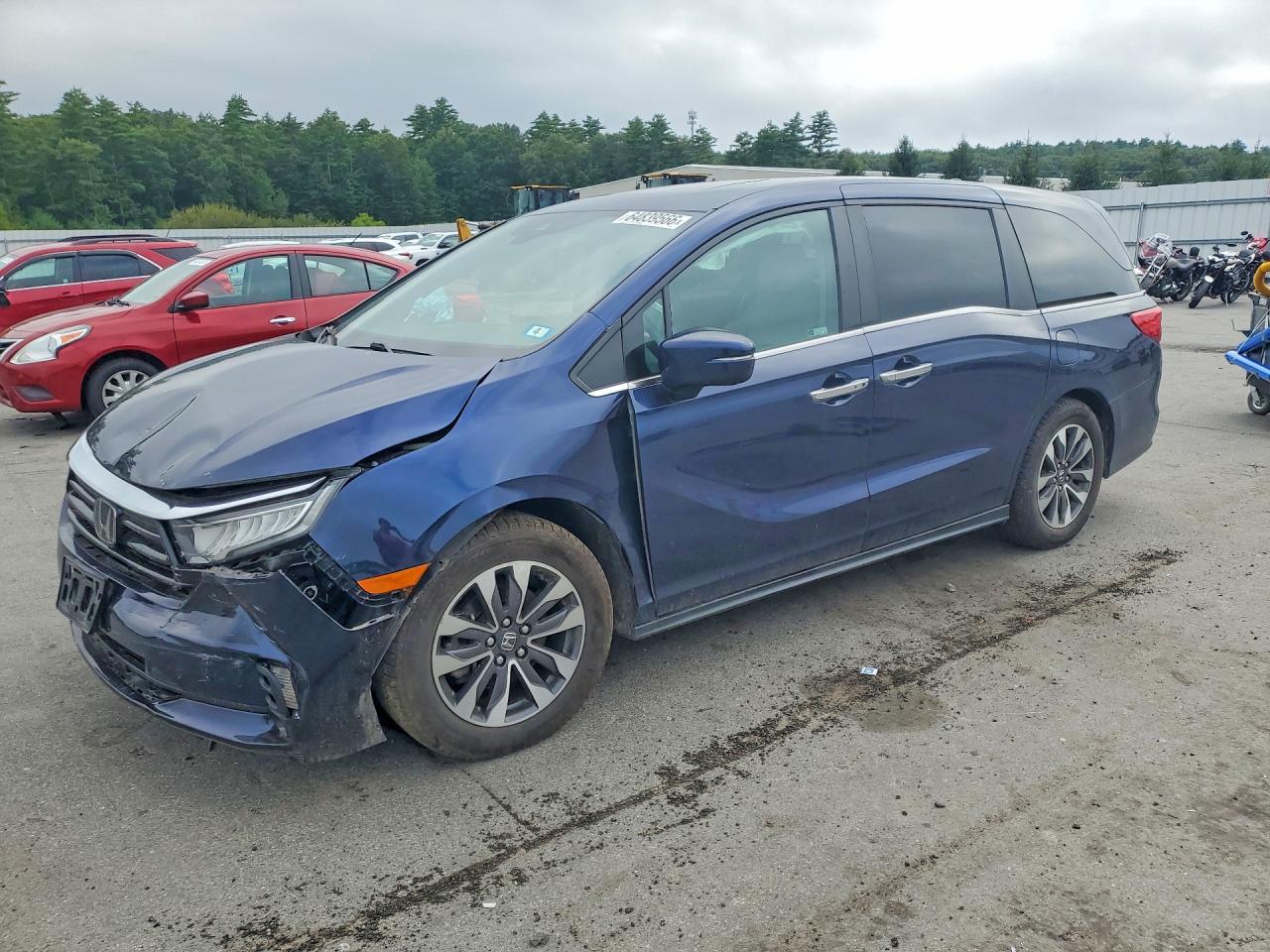 2022 HONDA ODYSSEY EXL | 5FNRL6H72NB006457 | UPCARS