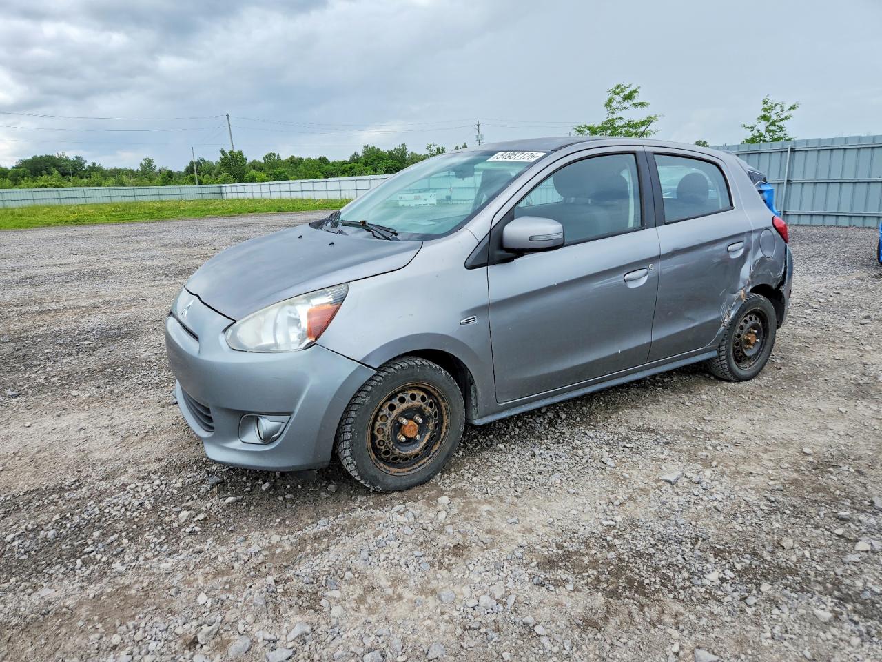 2015 MITSUBISHI MIRAG ES | ML32A4HJ6FH044799 | UPCARS