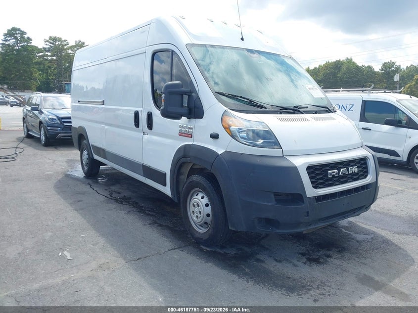 2019 RAM PROMASTER 2500 HIGH ROOF 159 WB | 3C6TRVDG9KE507293 | UPCARS