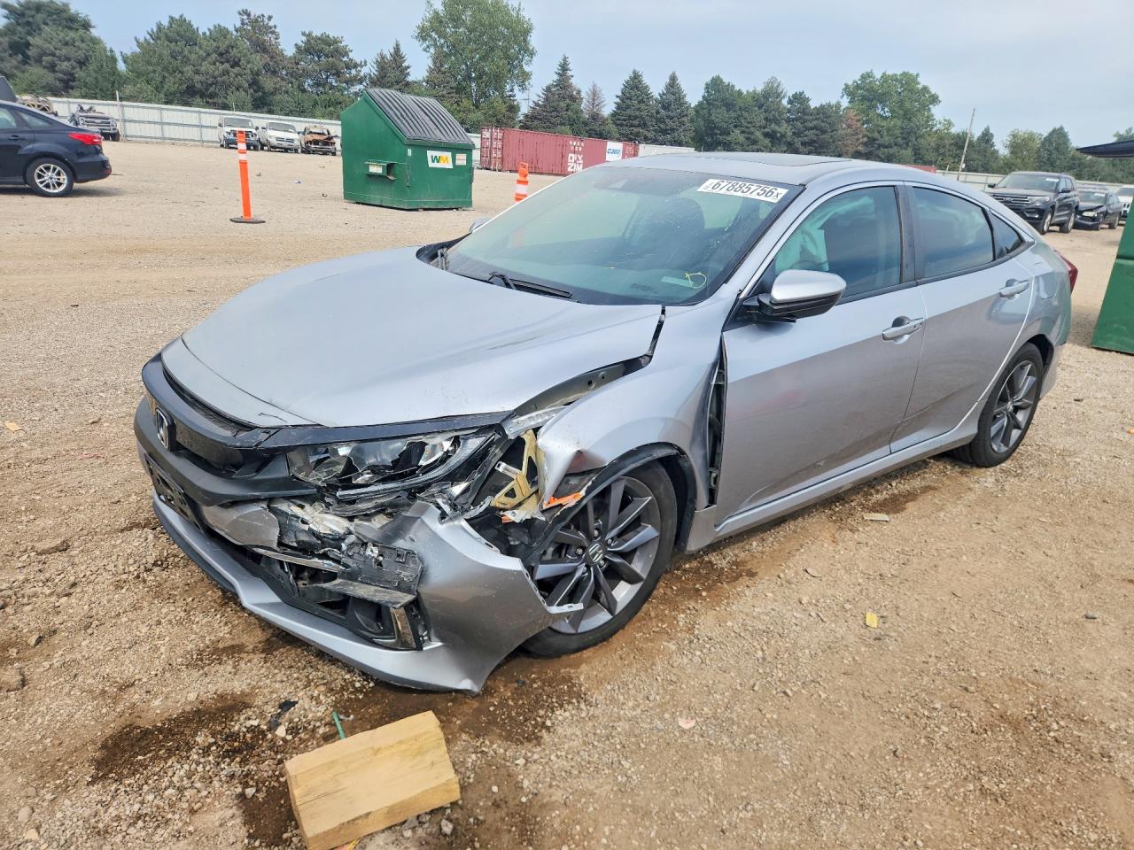2020 HONDA CIVIC EX | 2HGFC1F39LH681818 | UPCARS