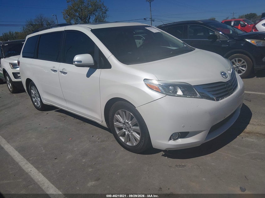 2017 TOYOTA SIENNA LIMITED PREMIUM 7 PASSENGER | 5TDYZ3DC7HS795264 | UPCARS