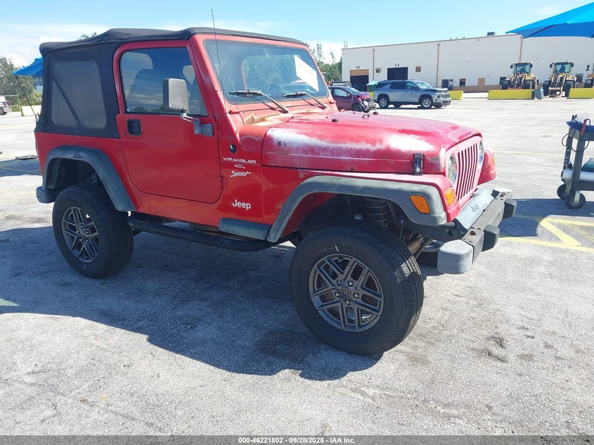 1999 JEEP WRANGLER SPORT | 1J4FY19S0XP472238 | UPCARS
