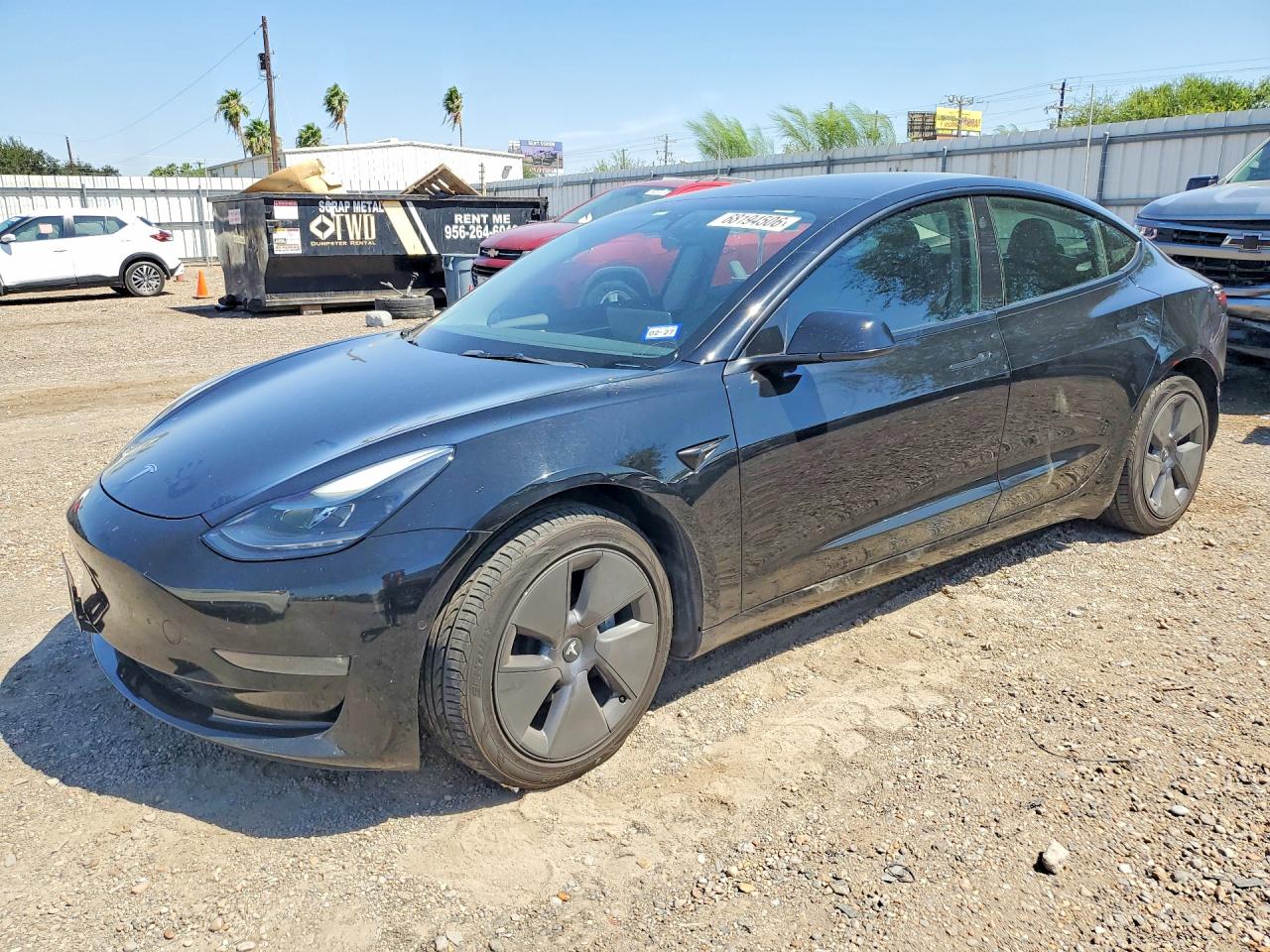 2022 TESLA MODEL 3 | 5YJ3E1EB6NF167423 | UPCARS