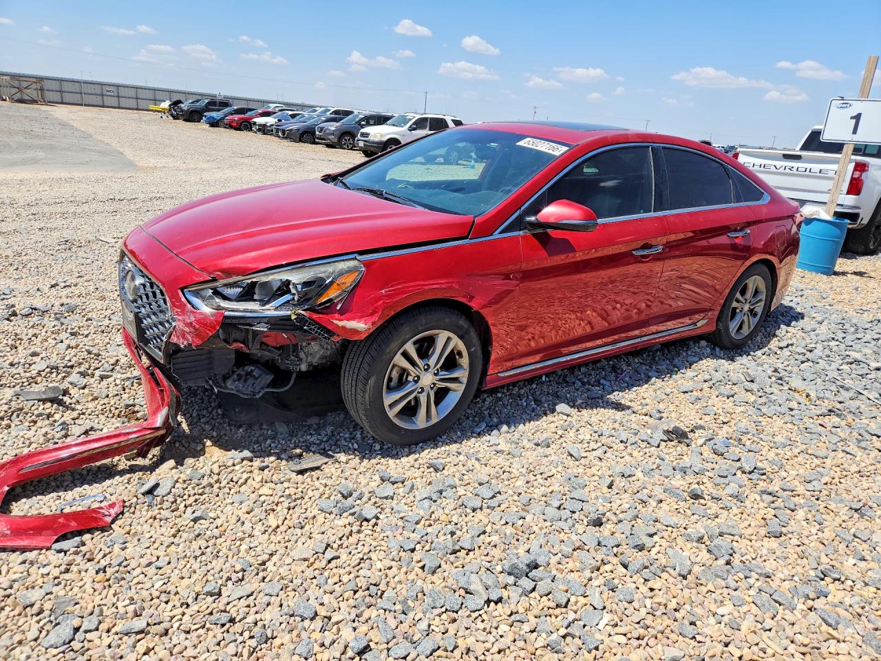 2018 HYUNDAI SONATA SPORT | 5NPE34AF2JH637869 | UPCARS