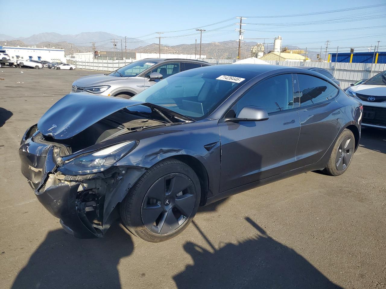 2022 TESLA MODEL 3 | 5YJ3E1EB6NF357335 | UPCARS