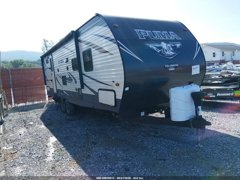 2017 FOREST RIVER PALOMINO PUMA 28FQDB TRAVEL TRAILER | 4X4TPUD21HP066808 | UPCARS
