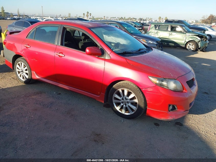 2010 TOYOTA COROLLA S | 2T1BU4EE0AC478337 | UPCARS