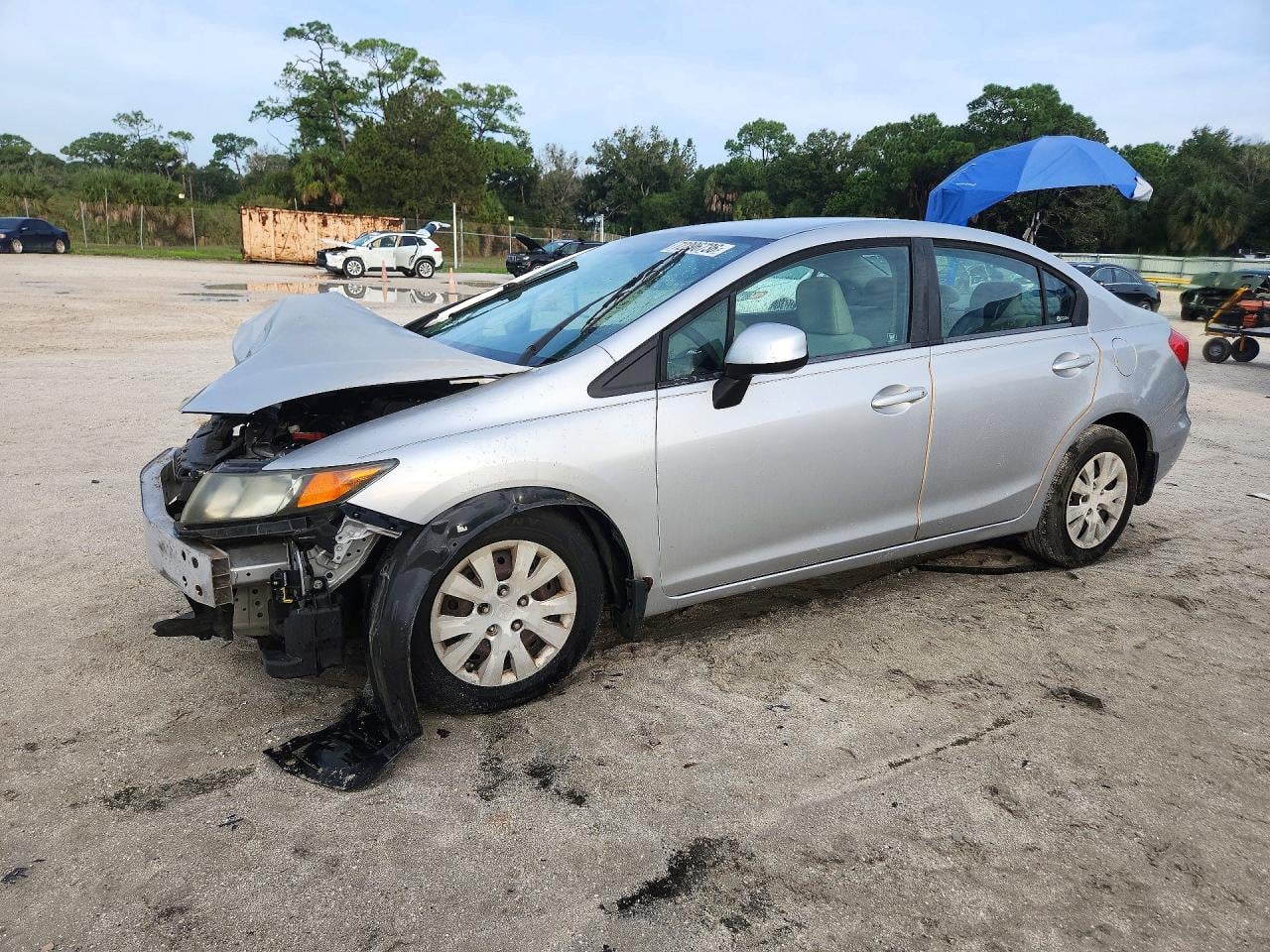 2012 HONDA CIVIC LX | 19XFB2F52CE013735 | UPCARS