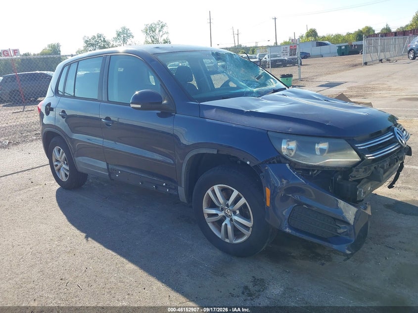 2012 VOLKSWAGEN TIGUAN S | WVGAV7AX8CW589712 | UPCARS