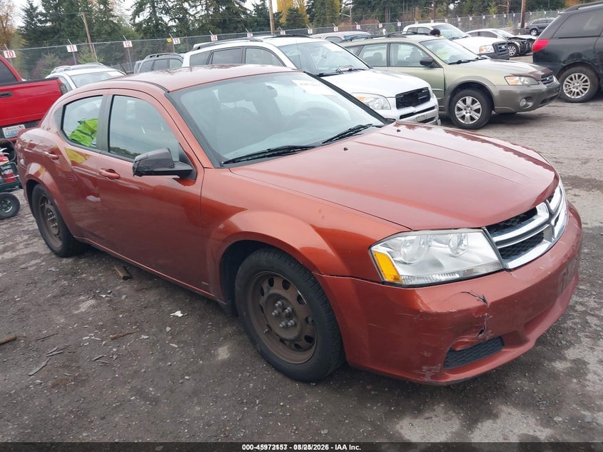 2012 DODGE AVENGER SE | 1C3CDZAB8CN272734 | UPCARS