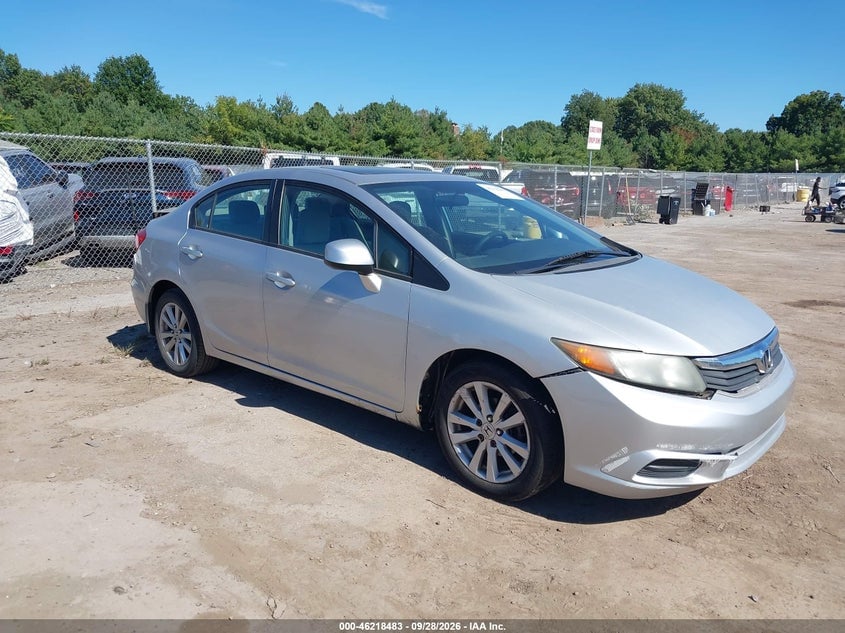 2012 HONDA CIVIC SDN EX | 19XFB2F80CE035565 | UPCARS