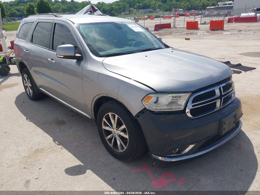 2016 DODGE DURANGO LIMITED | 1C4RDHDG3GC314865 | UPCARS