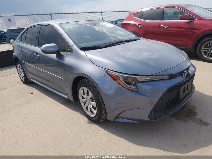 2022 TOYOTA COROLLA LE | JTDEPMAE7NJ229487 | UPCARS