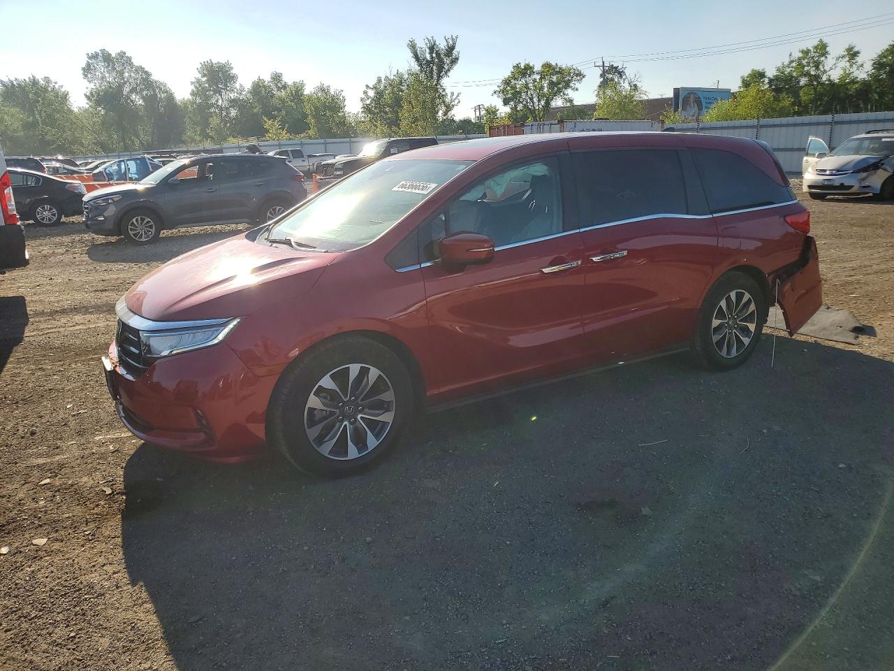 2021 HONDA ODYSSEY EXL | 5FNRL6H74MB041810 | UPCARS