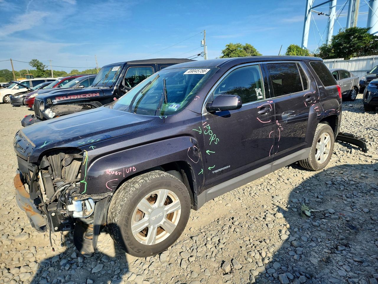 2014 GMC TERRAIN SLE | 2GKFLVEK2E6343209 | UPCARS