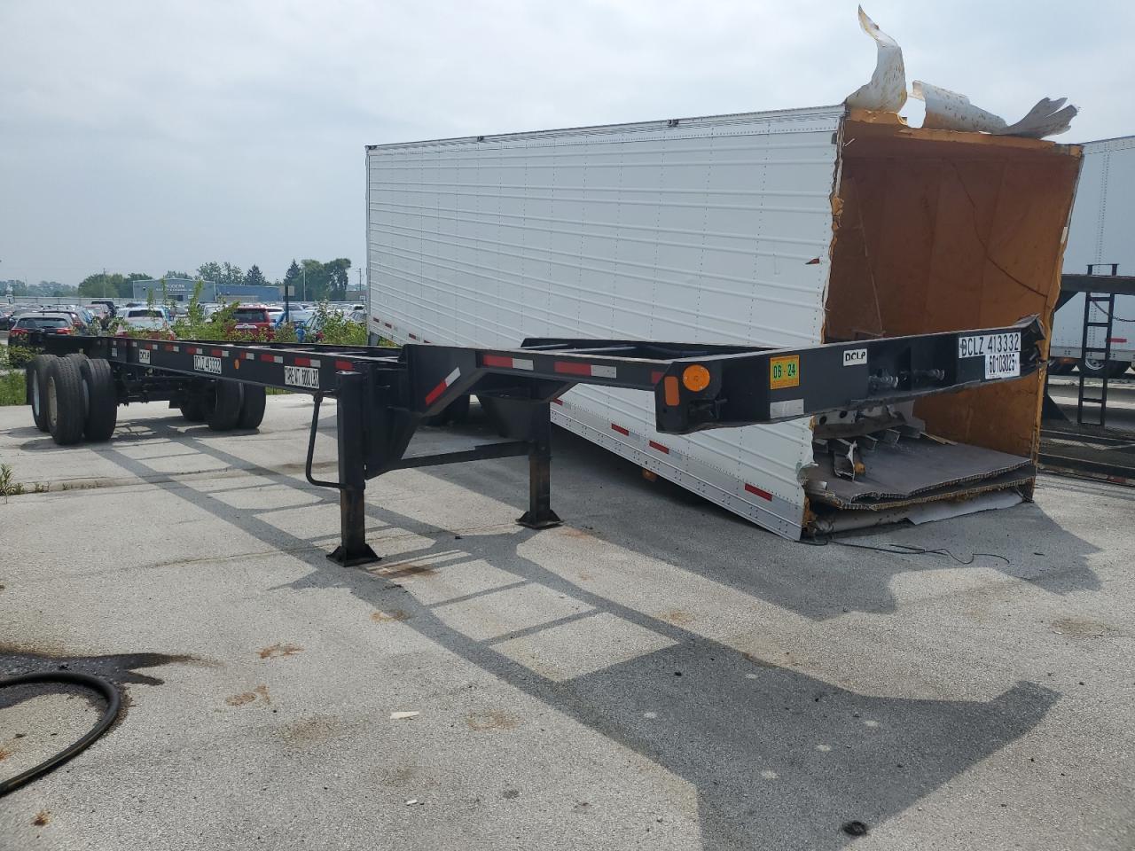 2006 TRAIL KING FLAT CHEETAH CHASSIS CONTAINER TRAILER | 5EF2GC4026B767741 | UPCARS