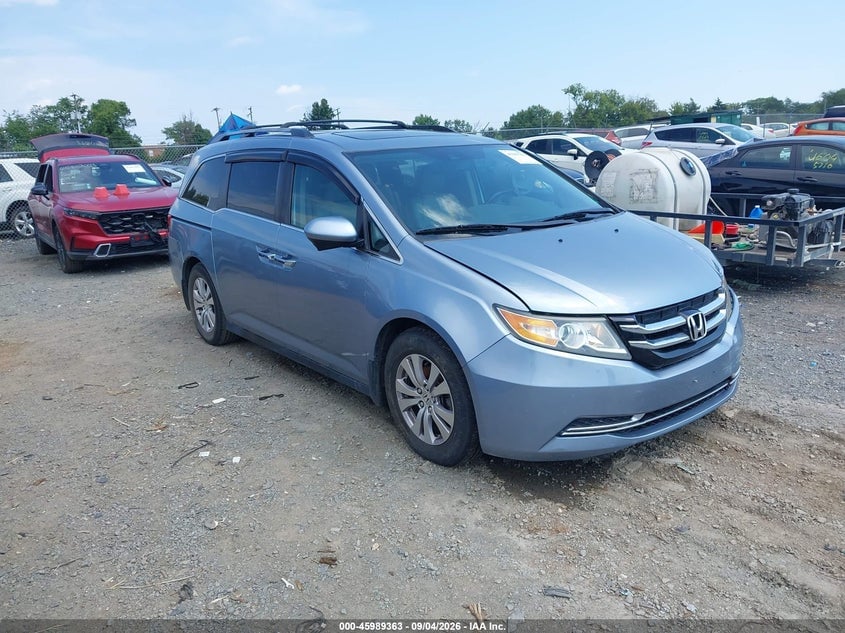 2014 HONDA ODYSSEY EX-L | 5FNRL5H67EB056014 | UPCARS