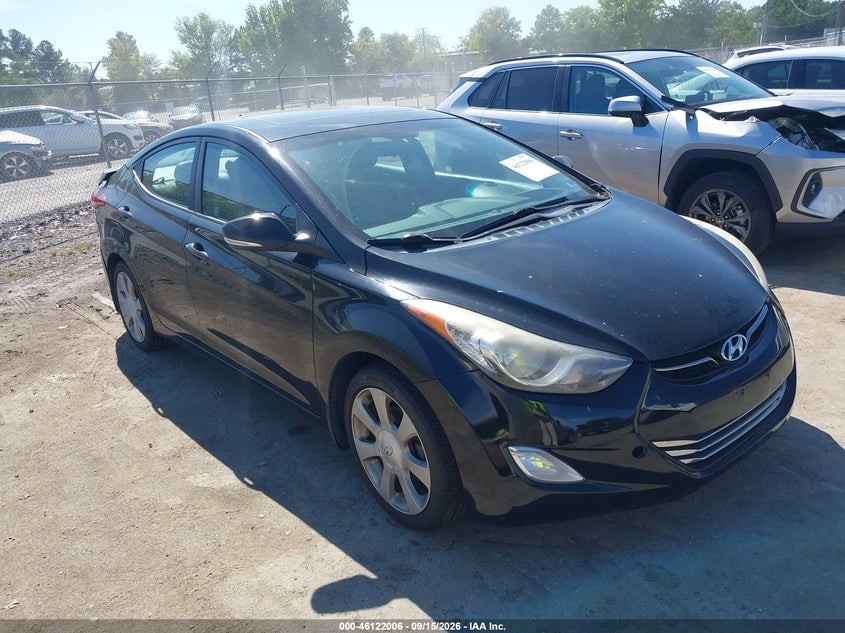 2013 HYUNDAI ELANTRA LIMITED | KMHDH4AE3DU593861 | UPCARS