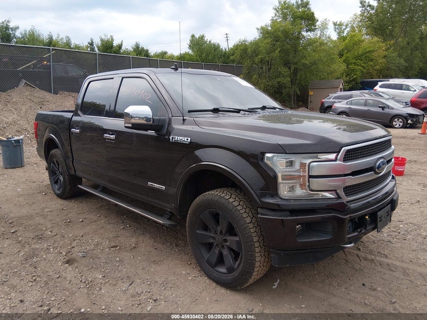 2018 FORD F-150 PLATINUM | 1FTFW1E15JFD60427 | UPCARS